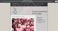 Desktop Screenshot of praxis-dr-lindner.com