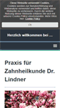 Mobile Screenshot of praxis-dr-lindner.com